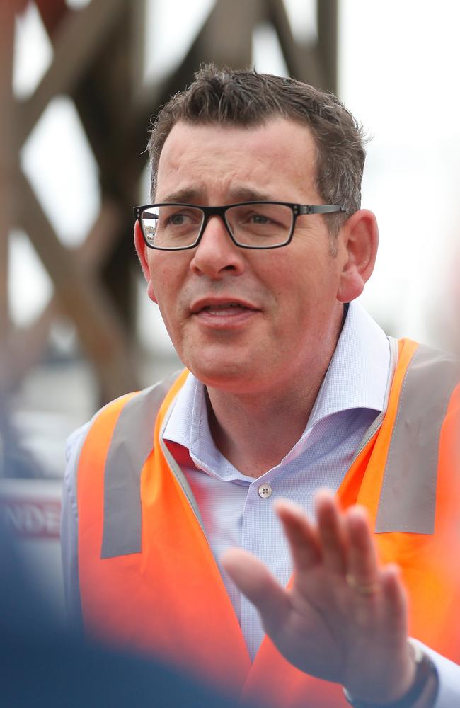 Victorian Premier Daniel Andrews is refusing to release details of the confidential deal, telling reporters such things are usually not released. Picture: AAP Image/Valeriu Campan