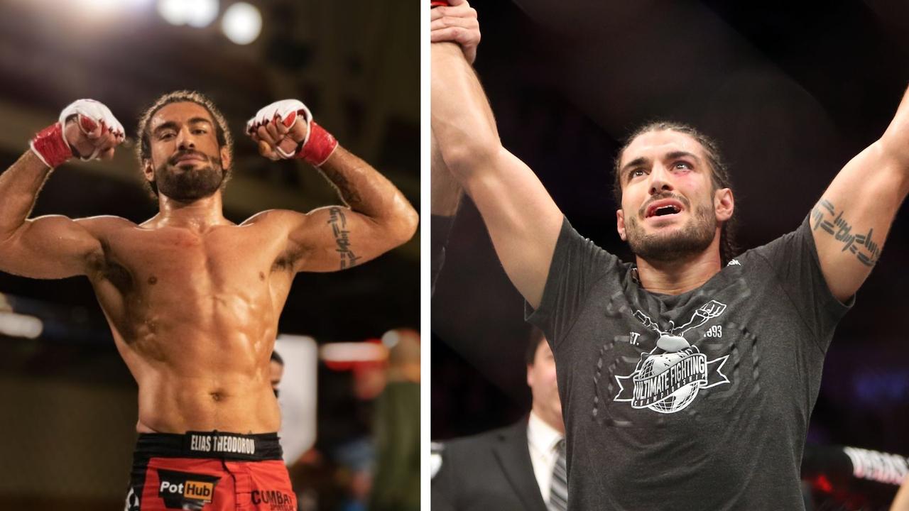Elias Theodorou has died age 34. Photo: Getty Images and Twitter