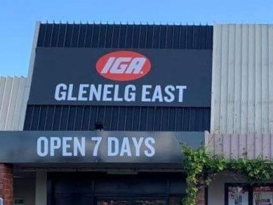 IGA at Glenelg East where Ronald Ridge assaulted a worker.