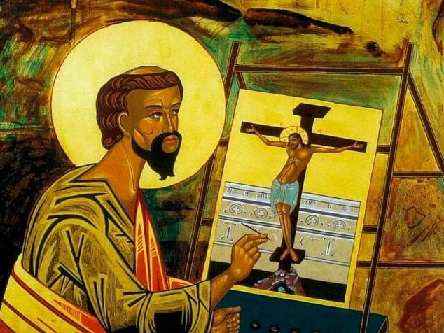 St Luke Painting the Crucifixion.