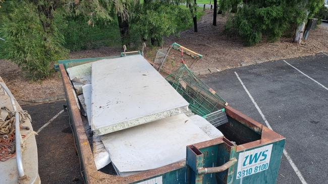 Workers removed more than three tonnes of rubbish from the Bremer River. Picture: Ipswich City Council