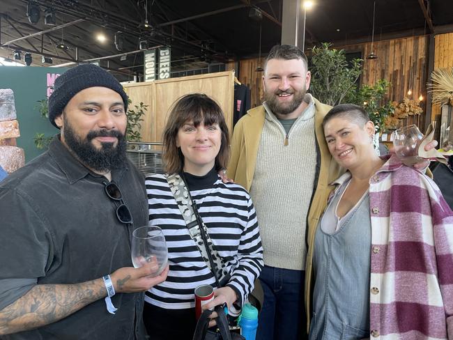 Alex, Gin, Theo and Amy at the 2023 Mould Cheese Festival in Melbourne. Picture: Himangi Singh.