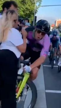 Cyclist crashes into spectators during Ballarat race