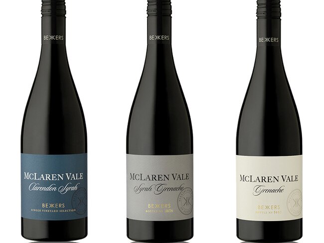 Three Bekkers McLaren Vale/Clarendon wines.