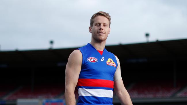 Hunter was vice-captain of the Bulldogs. Picture: Michael Willson/AFL Photos.