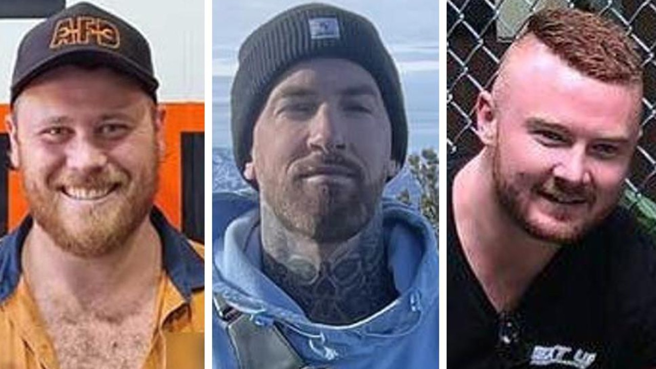 Three men with alleged bikie links who are accused of chasing a man down in their cars and bashing him must wait for evidence as they remain behind bars.