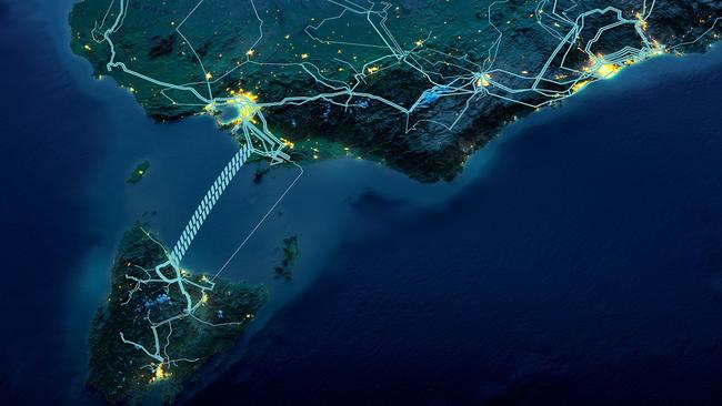 The Marinus Link between mainland Australia and Tasmania.