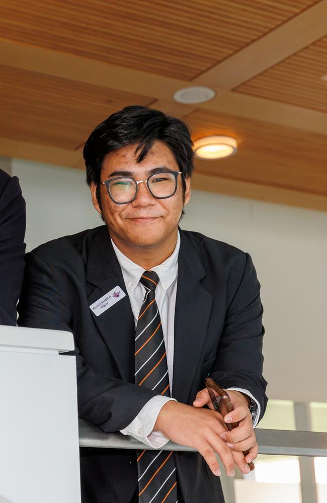 Darwin High School student Monishi Rangchak Tripura has been named the NT’s Young Historian of the year for his research on the Chittagong Hill Tracts Peace Accord in 1997. Picture: Steve Keough