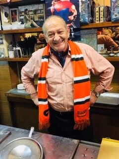 Terror attack victim and Pellegrini restaurant legend Sisto Malaspina.