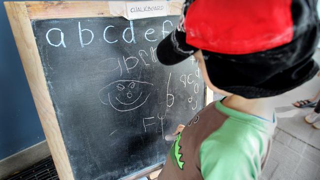 While still tackling their English ABCs, children are set to learn other languages. Picture: Derek Moore