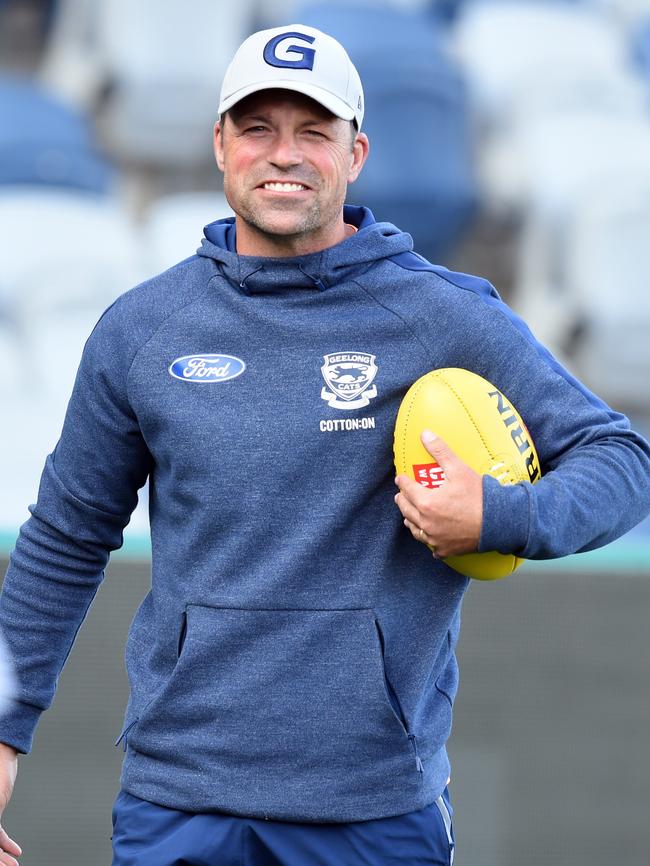 And during his time as a forwards coach at Geelong.