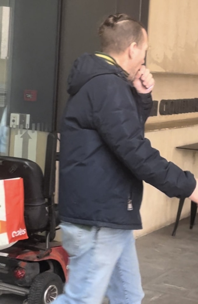 Bryan David Chitty outside Ipswich courthouse on July 1, 2024. Picture: Grace Koo