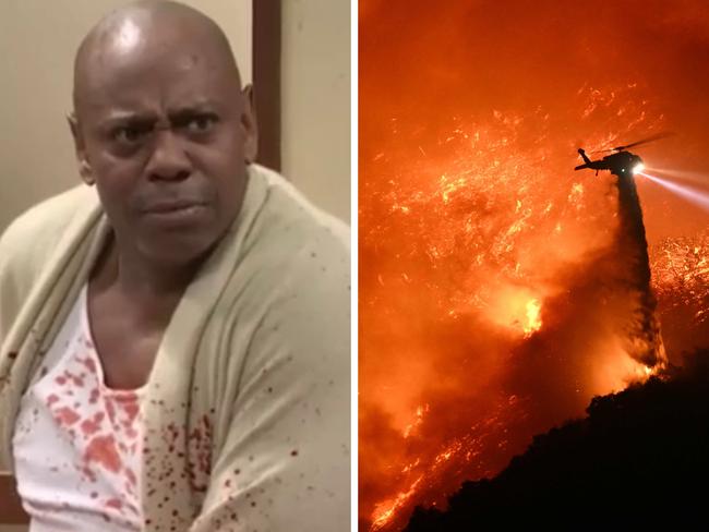 Dave Chappelle mocked the wildfire evacuations during his second skit hosting “Saturday Night Live” this weekend.