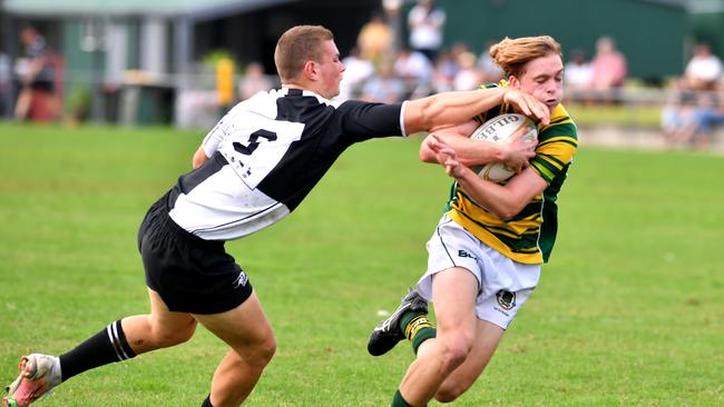 Tim Ryan playing for St Partick’s College, Shorncliffe.