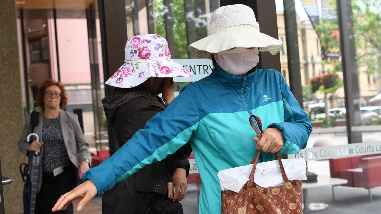 Family of Yueqiong Fu appeared at court during her bail hearing in October. Picture: David Moir
