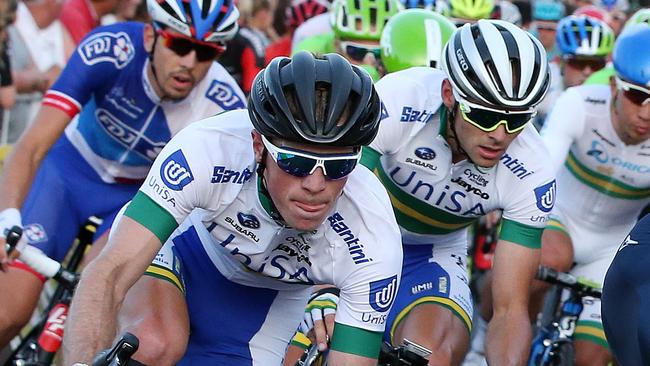 TOUR DOWN UNDER CLASSIC East End Adelaide. Uni SA rider - Patrick Shaw. photo Sarah Reed.