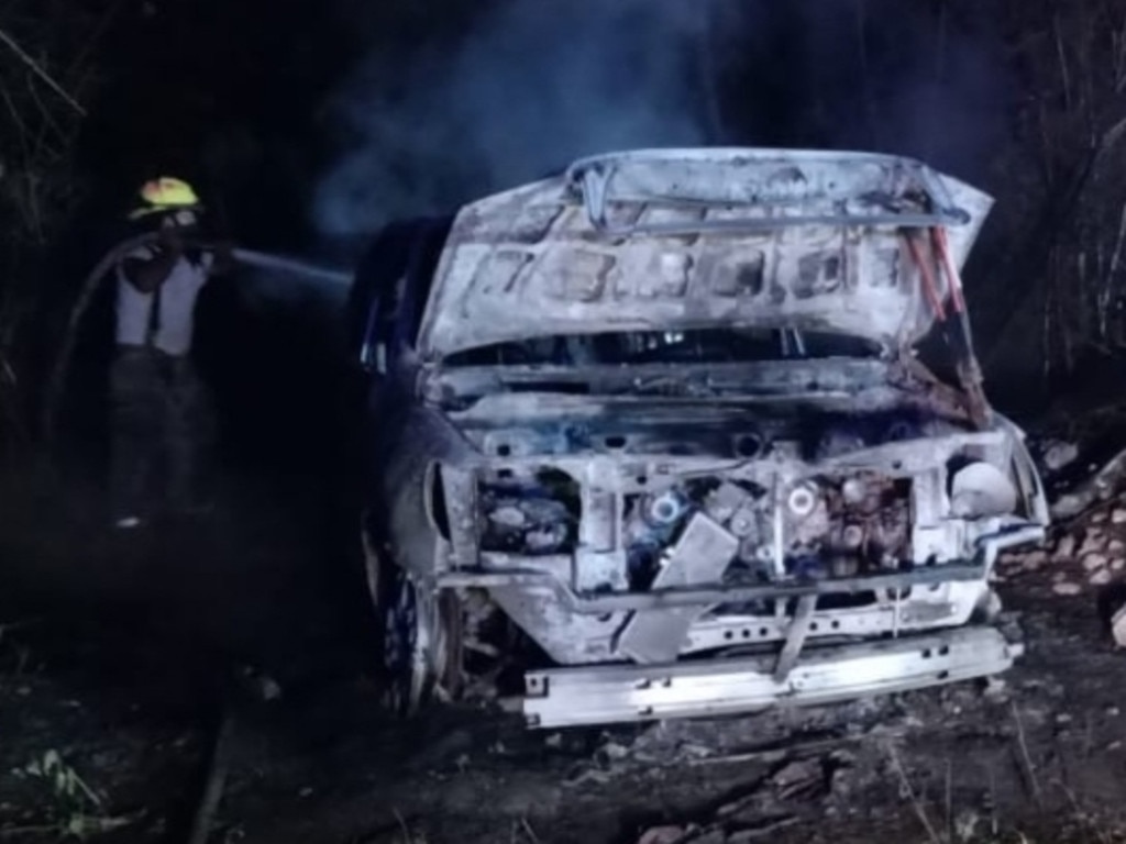 The car Tahnee Shanks and Jorge Aguirre Astudillo were driving in was found burnt out at Puerto Morelos.