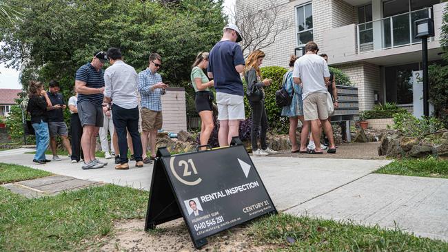 Renters have been hammered by sharp rent hikes amid a record surge in population. Picture: Flavio Brancaleone