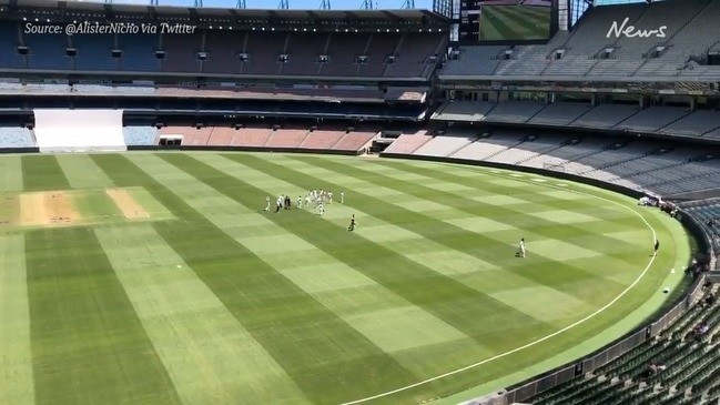 Players leave field as MCG pitch deemed unsafe