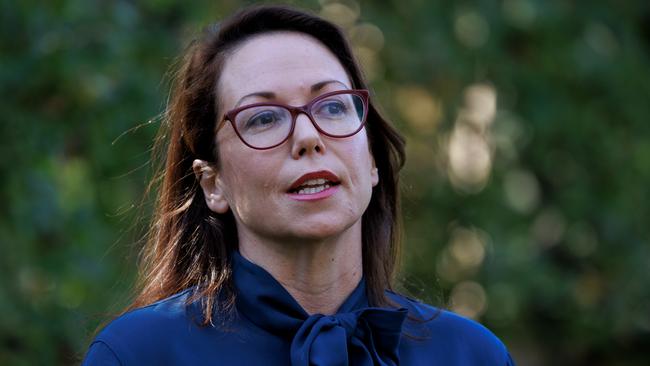 Emergency Services Minister Jaclyn Symes confirmed youth offenders had stolen a set of keys from guards. Picture: David Geraghty