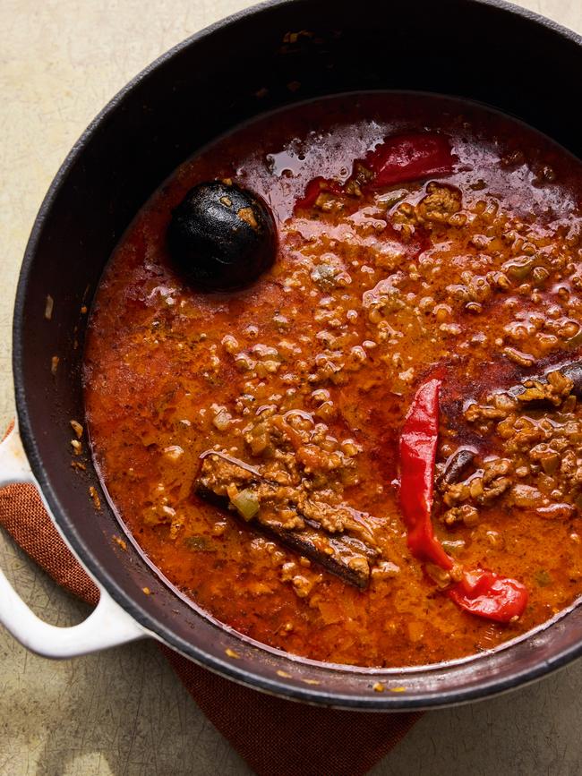 This bolognese is rich and spicy.