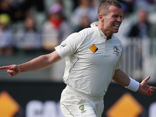 Boxing Day Test : Aus v West Indies Day 2 Peter Siddle bowls Jason Holder Picture:Wayne Ludbey