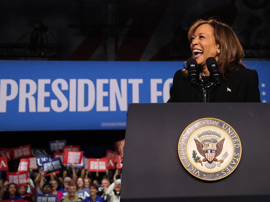 Ms Harris largely stuck to scripted events. Picture: Michael M. Santiago/Getty Images/AFP