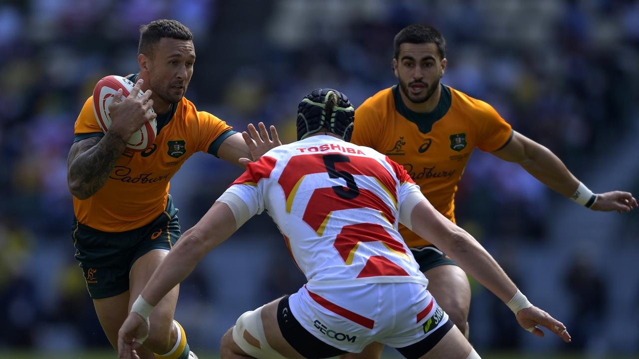 Quade Cooper has pulled out of the Wallabies’ spring tour. Picture: Koki Nagahama/Getty Images