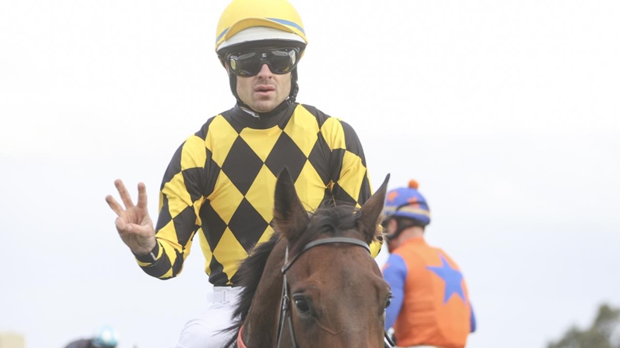 Aaron Bullock has a good book of rides at Newcastle and can go close in the TAB Jockey Challenge. Picture: Bradley Photos