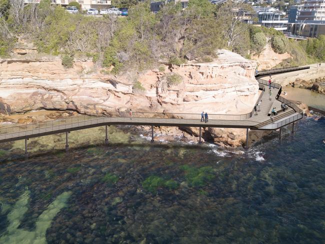 Artists impressions of the proposed Terrigal boardwalk.