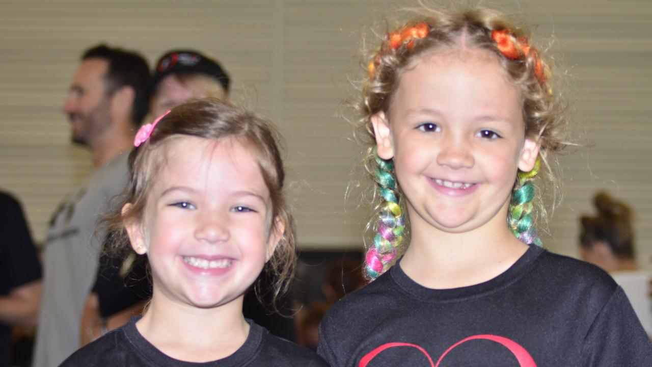 Freya Great and Tilly Jensen at the 2020 Laurie's Love Row for a Cure.