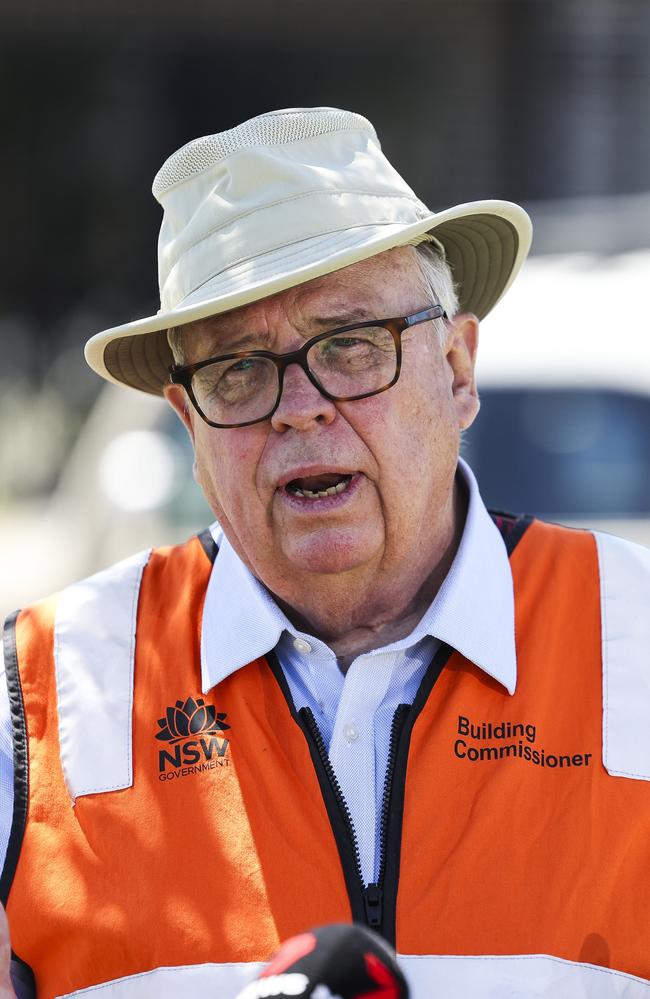 NSW Building Commissioner David Chandler is still dealing with defects stemming out of the state’s last construction boom. Picture: NewsWire/ Dylan Robinson