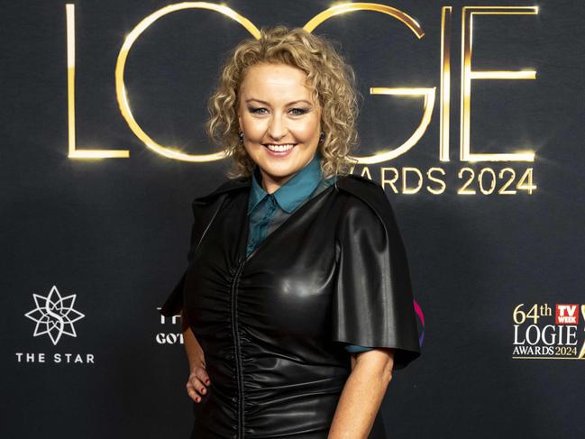 SYDNEY, AUSTRALIA - NewsWirePhotos -Sunday, 18 August 2024:LOGIE AWARDSZan Rowe poses for a photo on the red carpet at the TV Week Logie Awards, The Star Sydney.Picture:NewsWire/ Monique Harmer