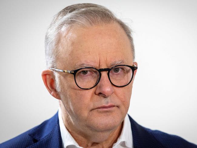 Anthony Albanese said he will not do a deal with the Greens if Labor forms a minority government. Picture: Mark Stewart / NewsWire