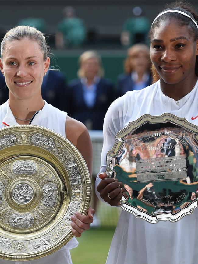 Angelique Kerber defeated Williams in last year’s Wimbledon final.