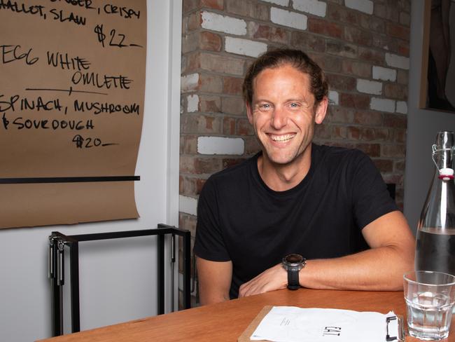 The owner of Hollow Tree cafe Trent Young who has transformed the Horseshoe Inn at Cambridge.Picture: Linda Higginson