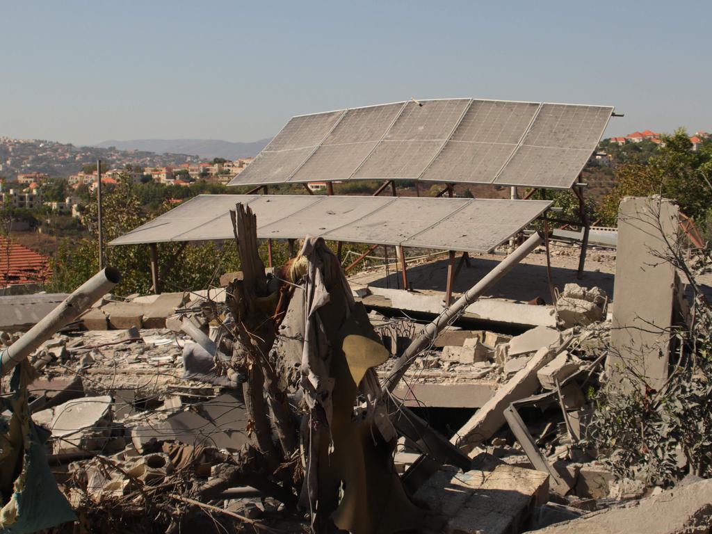 A house damaged in an Israeli strike in the southern Lebanese village of Khiam on August 26, 2024, amid escalations in the ongoing cross-border tensions. Picture: AFP