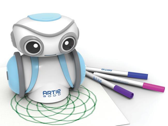 The Artie 3000 is a robot for kids that they can program to draw patterns.