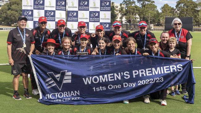 The victorious Essendon Maribyrnong Park side. Picture: Valeriu Campan