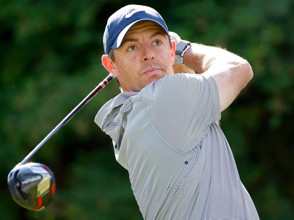 Rory McIlroy plays a tee shot at the RBC Canadian Open, where he collects a multimillion-dollar appearance fee. Picture: Vaughn Ridley/Getty Images