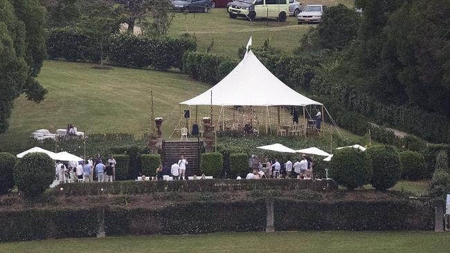 Guests assembling before the ceremony. Picture: Diimex