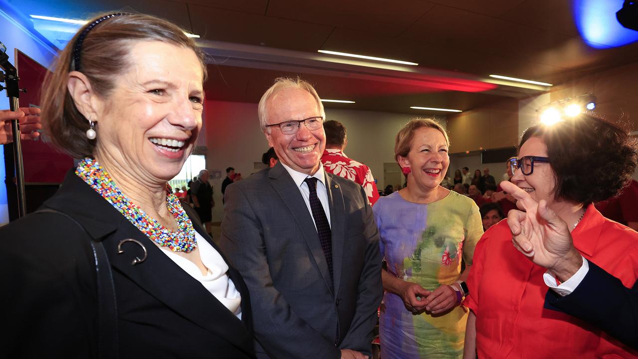 Former premier Peter Beattie was among those at the party’s campaign launch. Picture: Adam Head