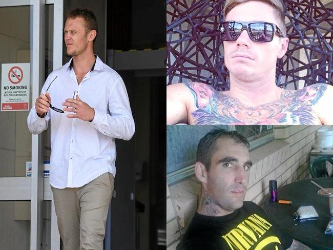 TORTURE TRIO: Shaun Wade Simpson (left), 26, walked from court yesterday but Beau Daniel Wynne (top right), 26, and Dane Luke Jagers, 33, remain behind bars.