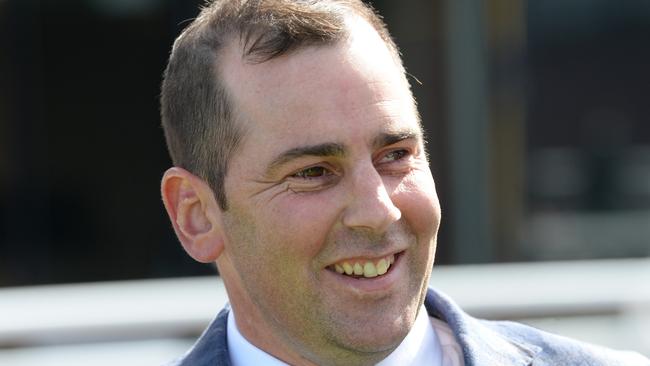 Trainer Gavin Bedggood was shattered the forecast rain didn’t arrive at Hawkesbury for noted wet-tracker Just Folk. Picture: Getty Images