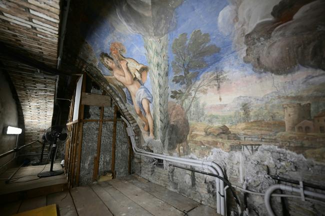 The frescoes in the Villa Farnesina palace in Rome, visit courtesy of the Accademia dei Lincei