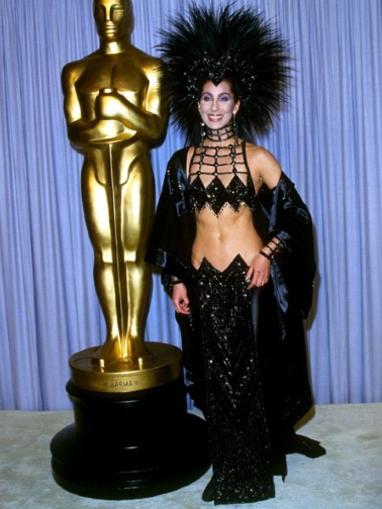 Cher at the 1986 Oscars.