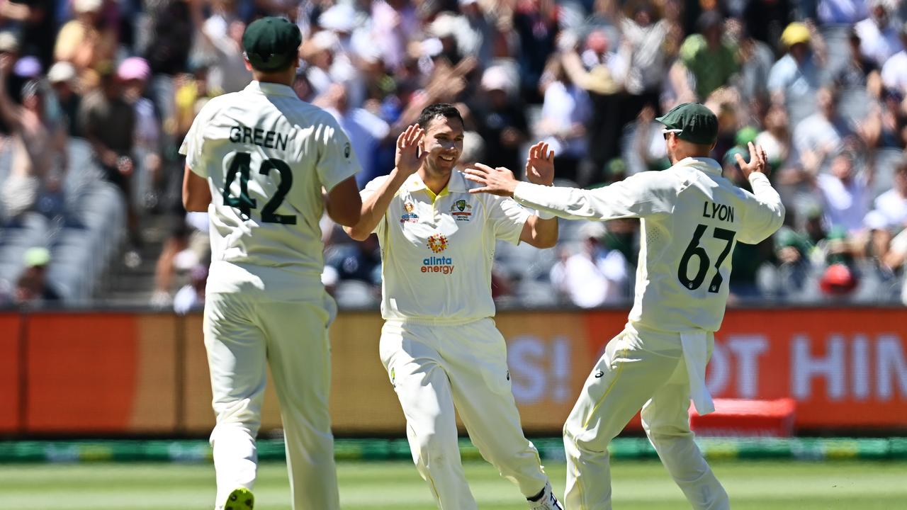 Scott Boland claimed a six-wicket haul on debut. Photo by Quinn Rooney/Getty Images