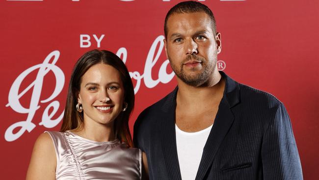 Jesinta and Buddy Franklin. Picture: Jonathan Ng