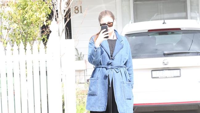 Belle Gibson at home in Northcote. Picture: Ian Currie