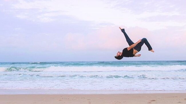 Ryan Bayldon-Lumsden, one of the fittest candidates running in the Gold Coast City council elections.